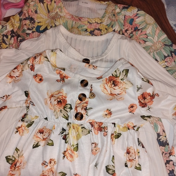 Other - Floral Button-Down Dress